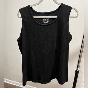 D and Co Essentials Tee Shirt Women’s Large Black - New Without Tags